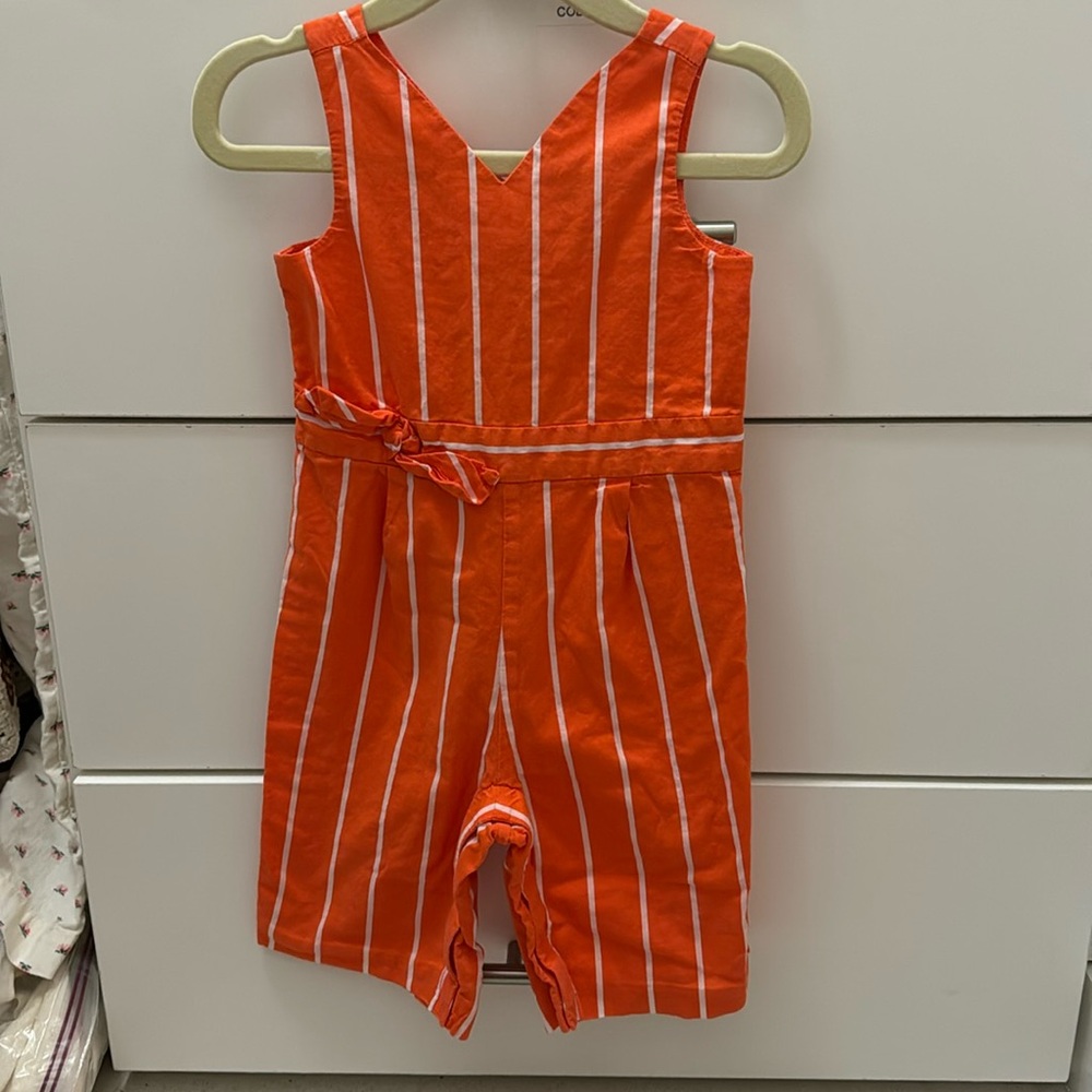 🔴 Janie and Jack striped romper